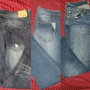 Lot of 3 jeans Forever21, Torrid, Dollhouse
